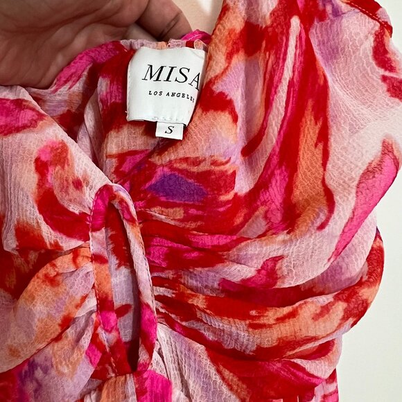 MISA Los Angeles Indira Floral Sleeveless Romper, S - Picture 10 of 11